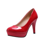 Breakj New Women's Fashion Singles Korean Version Of High Heel Tip Waterproof Table Fine Heel Women's Singles Shoes Professional Wedding Shoes