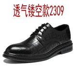 Breakj Size Men's Casual Male Shoes 46 Business Dress Groom Wedding Shoes 45 British Suit Small Leather Shoes