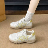 Breakj Mall With The Same Derain Shoes Women 2025 New Autumn Explosion Airable Commuter Forgum Sneakers