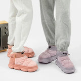 Winter Cotton Shoes for Women Down Waterproof Lightweight Snow Boots Female Thick Bottom Keep Warm Plush Ankle Boots