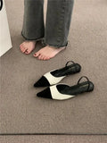 Sandals Woman Leather Suit Female Beige Shoes Lady 2024 Ankle Strap Shallow Mouth Cross Summer Heels Low-heeled Black New