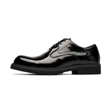 Breakj 2023 Men's Shoes Business Dress Men's Leather Wedding Shoes Derby Shoes