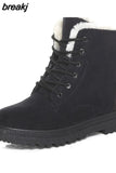 Women Winter 2023 New In Ankle Boots For Winter Shoes Women Low Heels Platform Botas Mujer Free Shipping Snow Boots