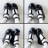 Brand Girls Platform Wedges Angel Bat Marry Janes Pumps Buckle Women's Pumps New INS Cosplay Lolita Japanese Shoes
