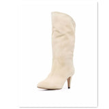 women's autumn and winter new sheep suede fashion Joker short boots warm short fluffy stitching comfortable round