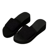 Women Wedges Slippers Platform Sandals Hot Sale Summer Shoes 2023 New Casual Beach Flats Ladies Slides Shoes Home Flip