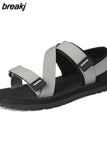 2023 New Summer Men Outdoor Sandals Casual Non-slip Hook Loop Walking