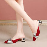 High Heels Women Cute White Floral Slip on High Heel Shoes Lady Casual High Quality Spring & Summer High Heel Pumps