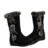 Breakj Winter 2025 New Cotton Shoes With Velvet Warm Cotton Boots Casual Snow