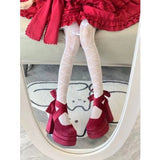 Breakj Retro Mary Jane Shoes 2024 New Autumn Thick Heel High Heels Waterproof Table Thick Bottom Shallow Single
