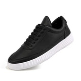All-Match Men's Soft-Soled Comfortable Casual White Shoes Solid Color Non-Slip Wear-Resistant Vulcanized Shoes for