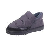 Women Winter Snow Botas Femininas Flat Waterproof Warm Thick Plush Ankle Boot for Woman Platform Cotton