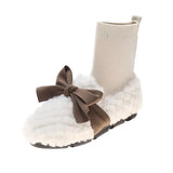 Women's Boots Winter Warm Snow Boots Ankle Boots Women Ladies Girls Thick Plush Flock Boots Wool Women
