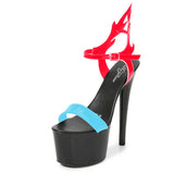 Stripper Heels Women Shoes Sexy Show Sandals Party Club Platform Stiletto High-heeled Pole Dance Prom Dress Shoes