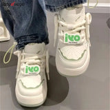 Casual Platform Sneakers Women's Sports Shoes Chunky Vintage Tennis Female Flats Kawaii Vulcanize Harajuku Footwear