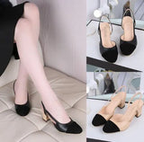 Shoes Wedding party Sandals Casual Shoes women Hot sale Summer Women Shoes Dress Shoes mid Heel Square