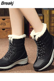 Women Boots Non-slip Waterproof Winter Ankle Snow Boots Women Platform Winter Shoes with Thick Fur Botas Mujer thigh high