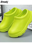 Women's Large Water Shoes Nurse Shoes Chef Work Shoes Garden Shoes Fashion EVA Beach Sandals Kitchen Shoes