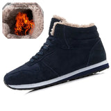 Men Boots Men Winter Shoes Plus Size 48 Keep Warm Ankle Botas Hombre Leather Winter Boots Shoes Men Plush Winter Sneakers