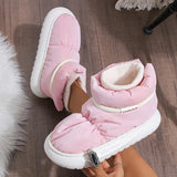 Women's Winter Warm Cotton Padded Shoes Thick Sole Down Waterproof Snow Boots for Women 2023 Non Slip Platform Ankle Botas