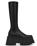 Women Motorcycle Boots Strange Style High Heels Platform Woman Over The Knee High Boots Party Club Platform Boots Platform
