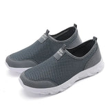 Men Shoes Breathable Mesh Summer Summer Lightweight Hiking Shoe Outdoor Walking Casual Shoes Slip-On Driving Men's