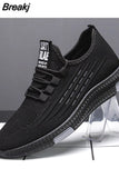 Men Sneakers Flat Casual Shoes Breathable Running Comfortable Walking Tennis Footwear Spring Autumn Male