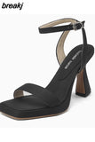 Size 33-40 Women Sandals Real Leather Fashion Platform Super High Heels For Women 2023 Summer Shoes Sexy