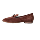 Genuine Leather Round Toe Flats Basic Style Women Loafers Simple Flat Shoes Daily Mules Spring Autumn Women Bowtie