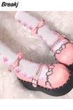 Wedges Mary Janes For Women Pumps 2023 Spring Summer Brand New Gothic Style Comfy Women Office Lady Shoes Big Size