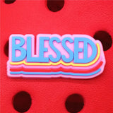 Shipping Crock Charms Accessories Custom Cute Cartoon PVC Shoe Croc Buttons Sandals Charm Decoration BANG OMG POW NOOB