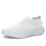 Women Vulcanized Shoes High Quality Women Sneakers Slip On Flats Shoes Women Loafers Plus Size 43 Walking