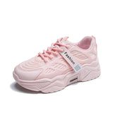 Shoes Female Fall 2023 New Breathable Korean Sneakers Ins Thick Platform Student Running Women's
