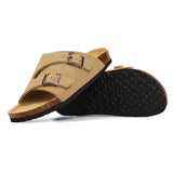 New Summer Men Cork Slipper Non-slip Casual Beach Women Outside Slide
