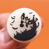 Designer Vampire Shoe Charm Accessories Scary Halloween Monster Shoes Buttons Skeleton Sandals Charm