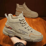Men's Winter Warm Sports Boots Outdoor Hiking Boots for Men Casua Thicken Tactical Military Combat Boots Ankle Non-slip