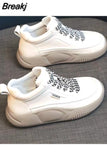 Women Platform Snow Boots Oxford Sneakers Vulcanized Designer Flats Warm Plush Cotton Classic Casual Ladies Shoes