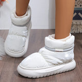 Women's Winter Warm Cotton Padded Shoes Thick Sole Down Waterproof Snow Boots for Women 2023 Non Slip Platform Ankle Botas