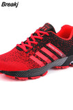 Men Outdoor Sneakers Summer Breathable Shoes for Men Lightweight Sneakers Comfortable Sports Walking Training Running