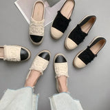 Shoes Women's 2024 New Summer Casual Flat Bottom Baotou Half Slippers Shoes for Women Designer