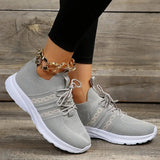 New Breathable Walking Sneakers for Women Mesh Knitted Slip On Running Shoes Woman Lightweight Non Slip Tennis Shoes