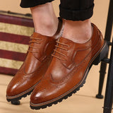 Man Pointed Toe Dress Shoes Mens Patent Leather Black Wedding Shoes Oxford Formal Shoes Big Size Fashion Party