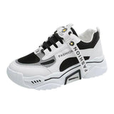Casual Women's Sneakers Lace Up Platform Shoes Woman For Thick Soled Vulcanize Shoes Comfortable