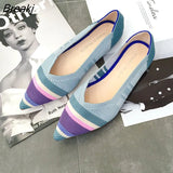 Simple Flat Shoes Women Comfortable Latex Insole Casual Shoes Candy Colors Pointed Single