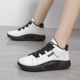 Women Platform Snow Boots Oxford Sneakers Vulcanized Designer Flats Warm Plush Cotton Classic Casual Ladies Shoes