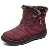 Women Boots Super Warm Winter Shoes For Women Ankle Boots Waterproof Snow Botas Mujer Short Black Low Heels Winter Boots