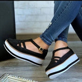 Women's Sandals Summer Vulcanized Shoes Fashion Tassel Casual Style Flat Shoes Solid Color Thick Bottom Women's