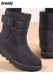 Women Boots Lightweight Winter Shoes Woman Waterproof Boots For Women Non-Slip Snow Boots Ladies Female Footwear Botas