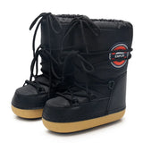 Women Boots Women Winter Parent-child Snow Boots Fashion Warm Lace Up Platform Shoes for Women Waterproof Non-slip Space