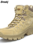 Men's Military Boot Combat Winter Fashion Ankle Boot for Men Tactical Army Boot Outdoor Work Safety Shoes Men's Motocycle